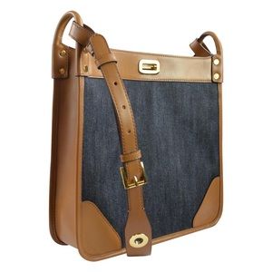 Michael Kors N/S Sullivan Denim Messenger Shoulder